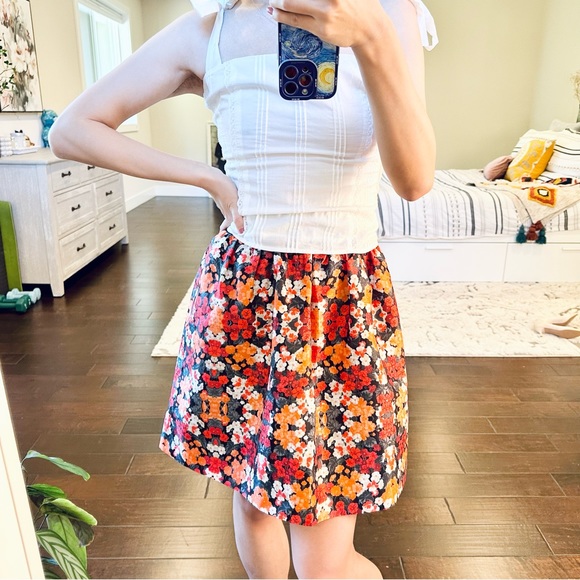Kensie Floral Skirt - Picture 2 of 11